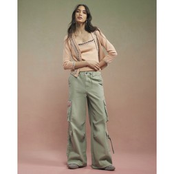 RI Coral Year Zero Emb Trim Rib Cardi £49
