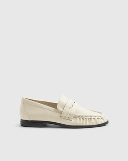RI Cream Leather Loafers £52