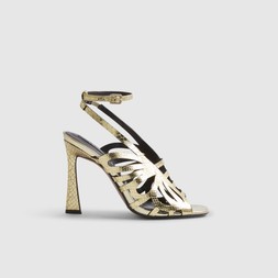 RI Gold Butterfly Caged Heels £59 2