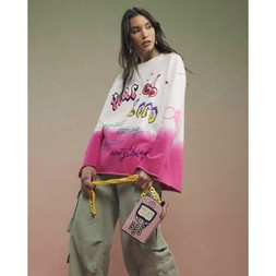 RI LS oversize dip dye sweatshirt £52 3