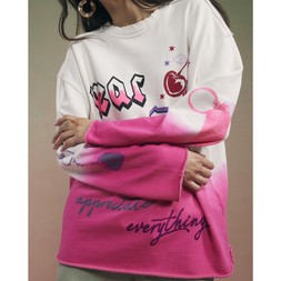 RI LS oversize dip dye sweatshirt £52