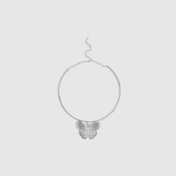 RI Silver Butterfly Torque Necklace £18 2