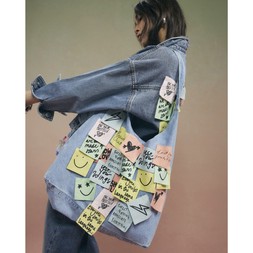 RI YZ Denim Post It Note Slouch £52
