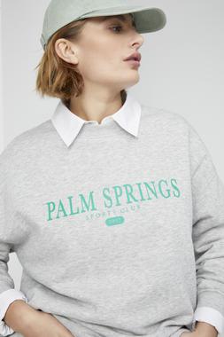 Sage Green Cap &pound;8, Oversized Grey Palm Springs Sweatshirt &pound;16,