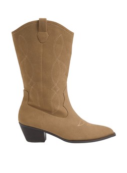 Tu Beige Western Boots, &pound;32