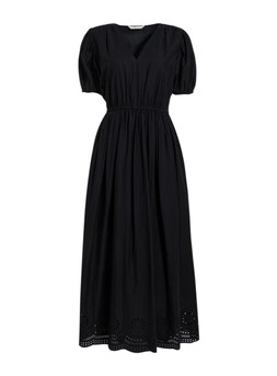 Tu Black Broderie Midaxi Dress, &pound;32