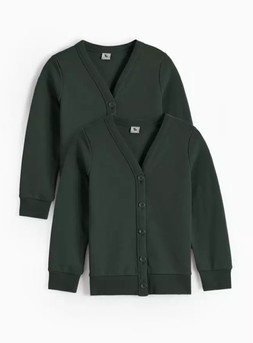 Tu-2 Pack Dark Green Sweat Cardigans