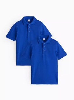 Tu-2 Pack Denim Blue Unisex Polo Shirts (Perfect Colour)