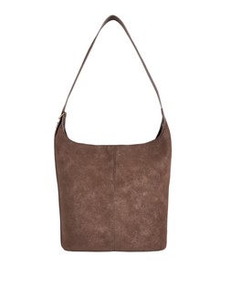 Tu Chocolate Faux Suede Bucket Bag, £18