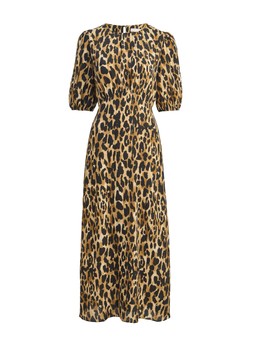 Tu Leopard Waisted Midi Tea Dress £24