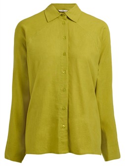 Tu Lime Green Linen Rich Relaxed Shirt, £20