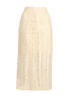Tu Neutral Sequin Tassel Midi Skirt £36