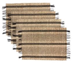 M&S Set of 4 Striped Seagrass Placemats &pound;25