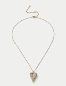 M&S 14ct Gold Plated Heart Necklace £30