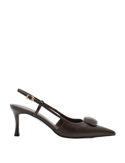 M&S Trim Detail Stiletto Heel Pointed Sling Back Shoes, £45
