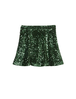marks & spencer velvet sequin mini skater skirt 6