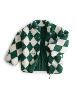 M&S Borg Harlequin Fleece Jacket (2-8 Yrs) £20