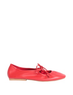M&S Bow Flat Ballet Pumps Red £29.50