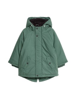 M&S Cotton Rich Hooded Parka (2-8 Yrs) £36