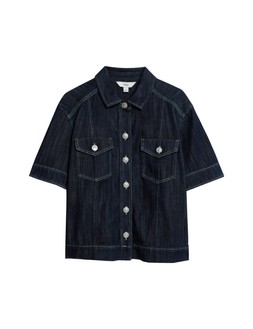 M&S Dark Denim Utility Shirt £29.50 - July