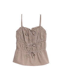 M&S Gingham Tie Front Cami Top £29.50