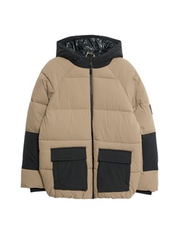 M&S Padded Hooded Colour Block Coat (6-16 Yrs) £38