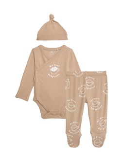 M&S 3pc Cotton Rich Babyccino Gift Set (7lbs-1 Yrs) £16