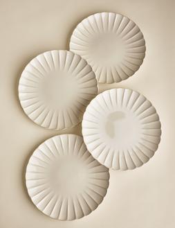 M&S Set of 4 Scallop Dinner Plates £24