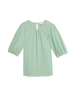 M&S The Edit Top Fresh Green £19.50