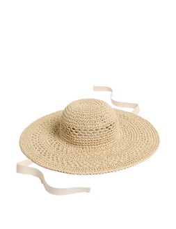 M&S Wide Brim Open Weave Hat £25